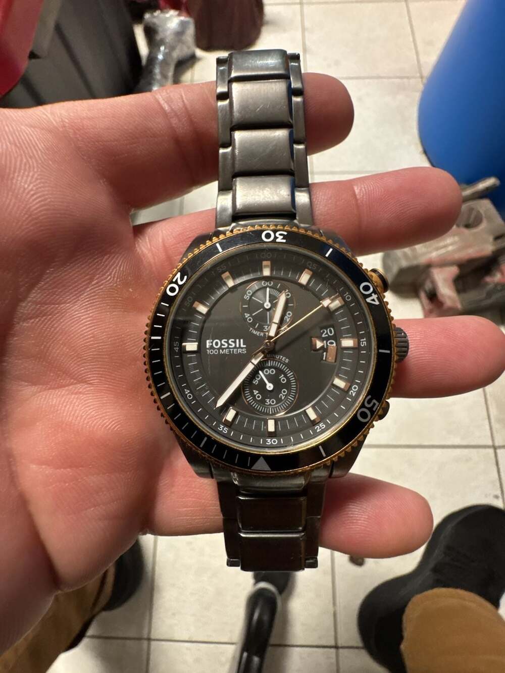 Fossil Wakefield Chronograph CH2948 Smoke Stainless Steel Watch